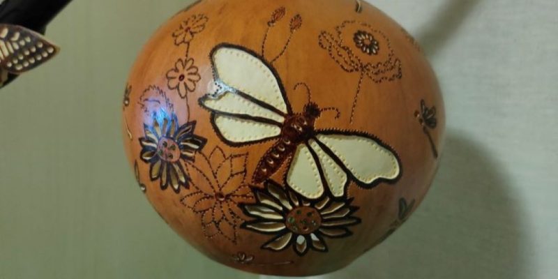 lámpara de calabaza